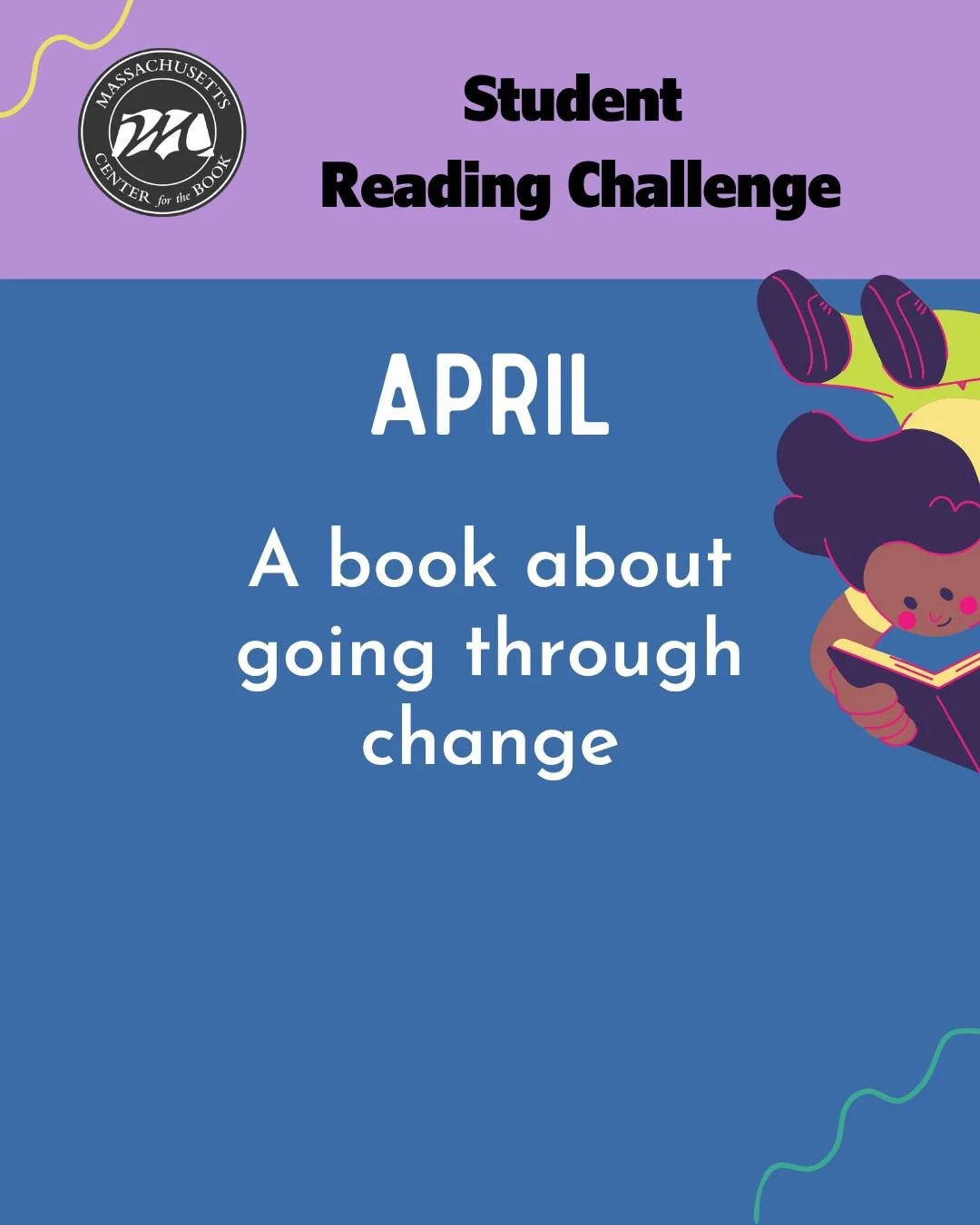 There is nothing foolish about this month's prompt to read "A book about going through change." We have just two months left for this year's Student Reading Challenge!