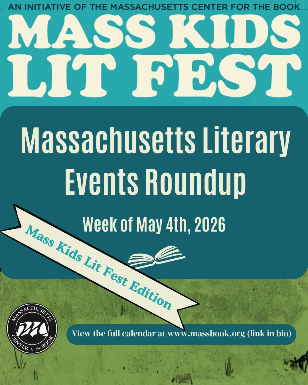 Welcome to your weekly MA literary events roundup, Mass Kids Lit Fest Edition! More info at makidslitfest.org/festival-calendar.

May 5th- The Chicopee Public Library (@chicopeelibrary) will host acclaimed children&rsquo;s author and illustrator Sara