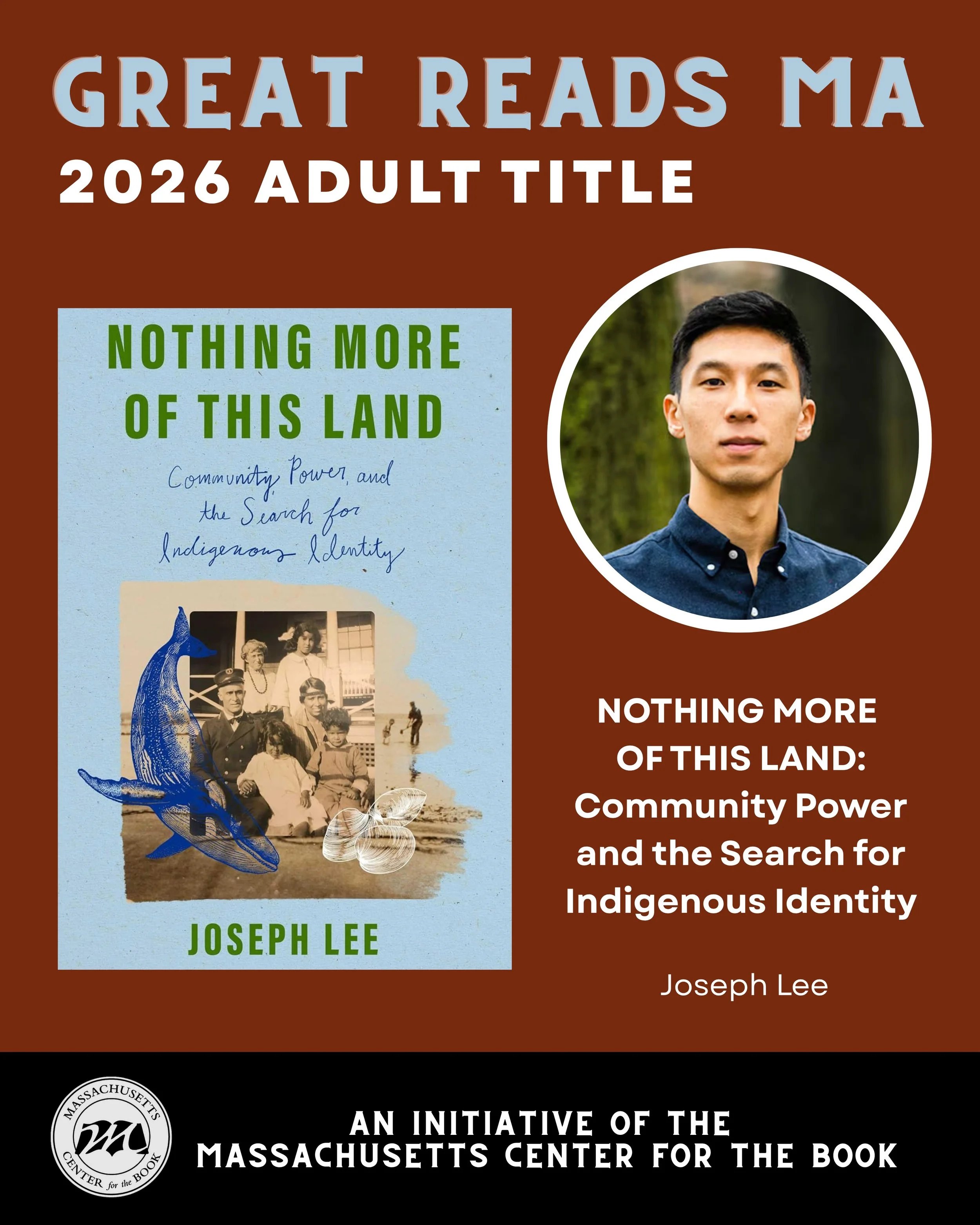 Announcing our two Great Reads MA titles for 2026! Each year the Mass Center for the Book selects books to represent the Commonwealth in the Library of Congress&rsquo;s &ldquo;Great Reads from Great Places&rdquo; initiative; these are distinctive tit