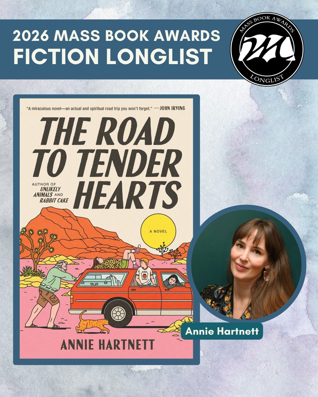 Today we highlight Fiction longlist title &ldquo;The Road to Tender Hearts&rdquo; by Annie Hartnett (Ballantine Books). @annie_hartnett, @ballantinebooks

At sixty-three years old, million-dollar lottery winner PJ Halliday would be the luckiest man i