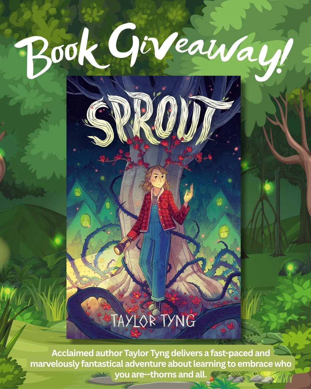 Massachusetts author Taylor Tyng (@taylortyng) was one of our judges for this year's Letters About Literature program. To celebrate the conclusion of the program cycle and the publication of his latest middle grade novel, "Sprout," we are g
