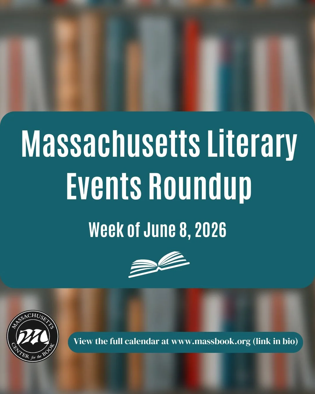 Welcome to your weekly MA literary events roundup! More info at massbook.org/ma-literary-events

June 9th- Jendi Reiter (@jendireiter) presents Introvert Pervert at Broadside Bookshop (@broadsidebookshop).

June 11th- In conjunction with our Wild Tim