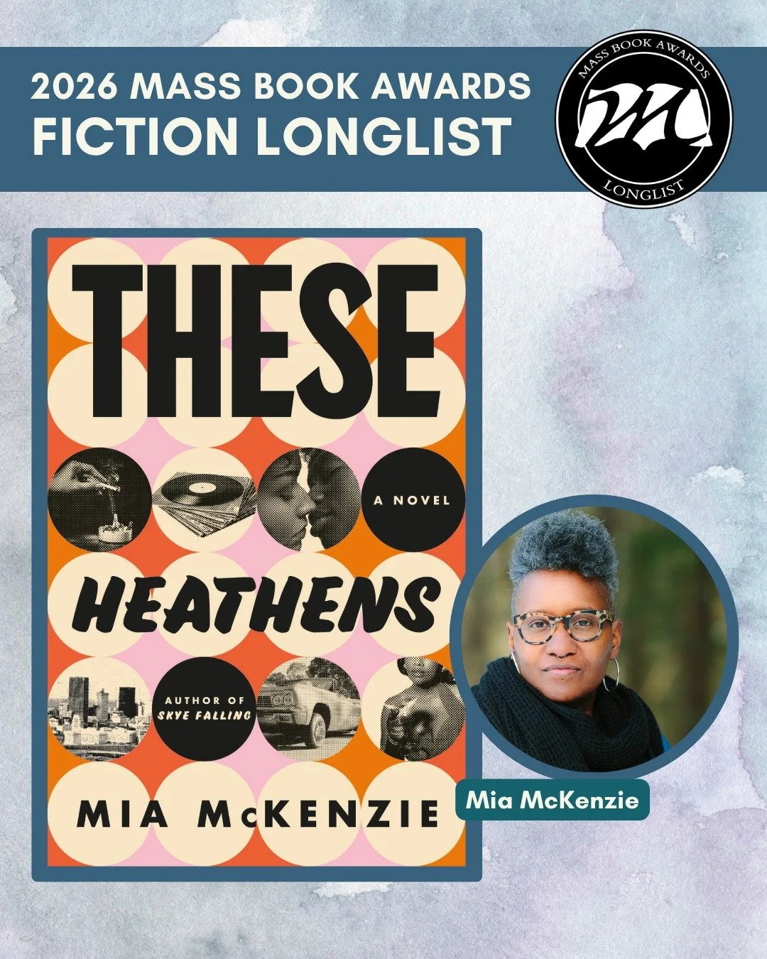 Today we highlight Fiction longlist title &ldquo;These Heathens: A Novel&rdquo; by Mia McKenzie (Random House). @miamckenzie00, @randomhouse

Where do you get an abortion in 1960 Georgia, especially if your small town&rsquo;s midwife goes to the same