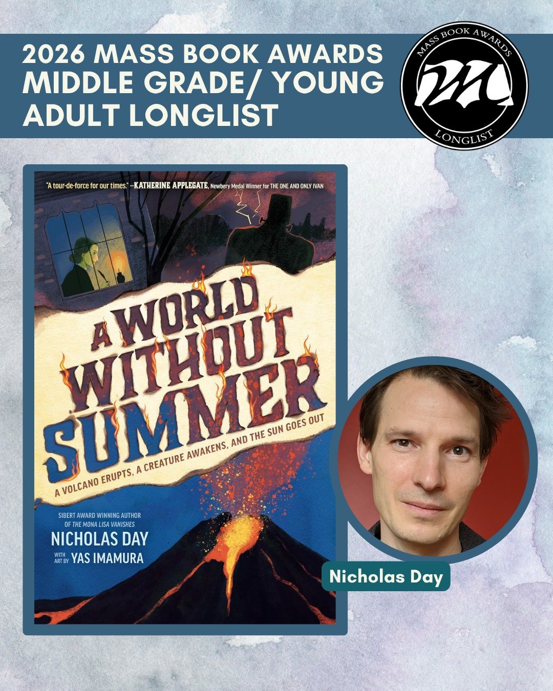 Today we highlight MG/YA longlist title &ldquo;A World Without Summer&rdquo; by Nicholas Day (Random House Studio). @bynicholasday, @penguinrandomhouse

A couple of hundred years ago, on a quiet Indonesian island, a volcano called Tambora erupted wit