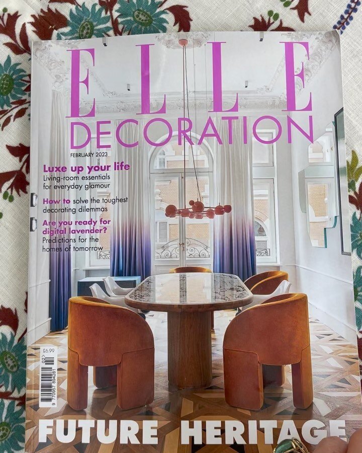 &lsquo;In with the Old&rsquo;- great piece written by @phoebefrangoul for February 2023 issue of @elledecorationuk. Huge thank you to @barlowandbarlow &amp; @lucyirbypr for their huge support.

#shellinteriors
#shellart
#shellwalls
#decorativearts