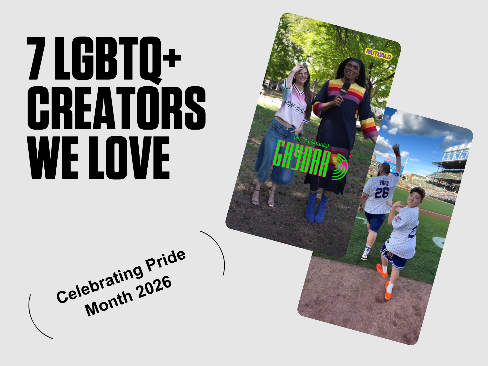 7 LGBTQ+ Creators We Love: Celebrating Pride Month 2026