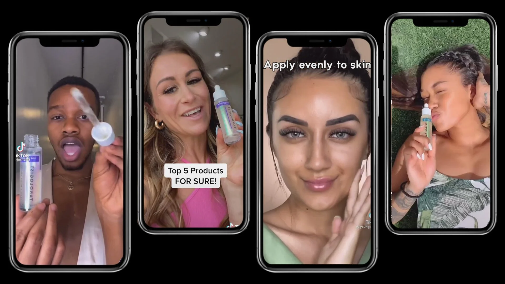 Tanologist TikTok ad creative example