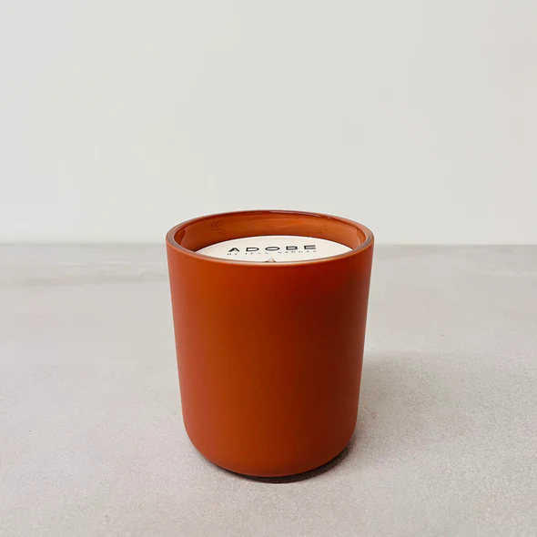 Saffron + Tobacco Adobe Matte Candle