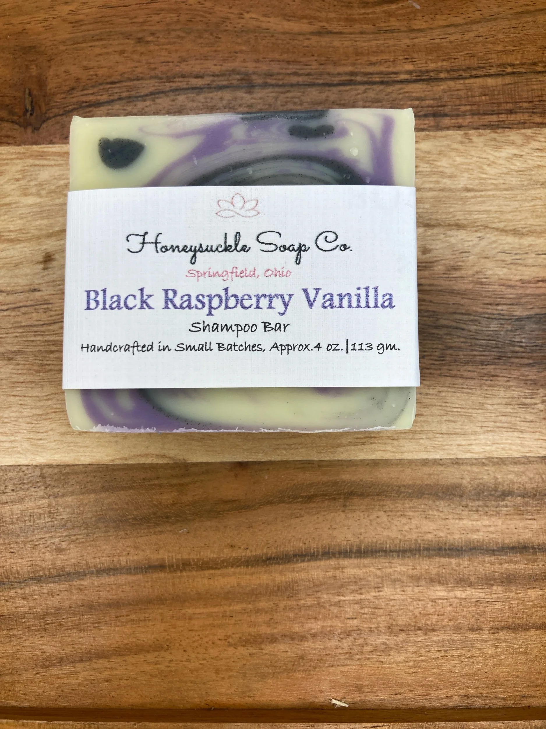Black Raspberry Vanilla Shampoo Bar