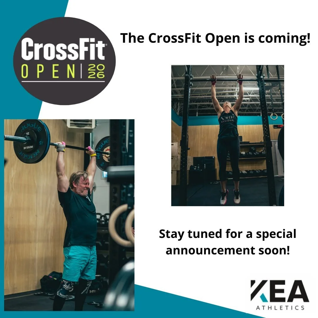 The CrossFit Open is coming! Swipe to see details about the Open.

Stay tuned for a special announcement later this week on our plans for this year!
