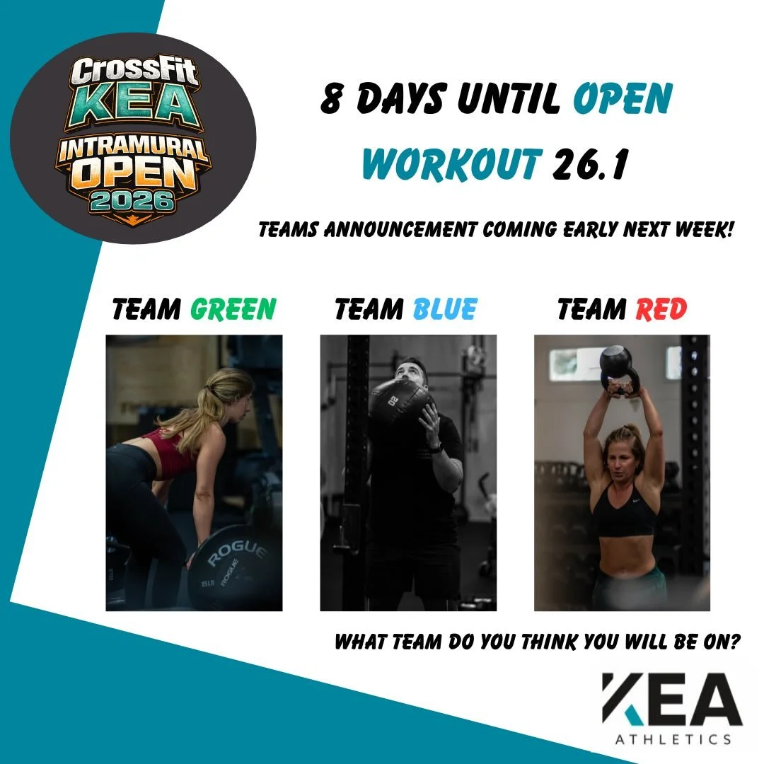 Just over one week until Open Workout 26.1 and it&rsquo;s not too late to get your spot on a team! 

Teams will be announced early next week.