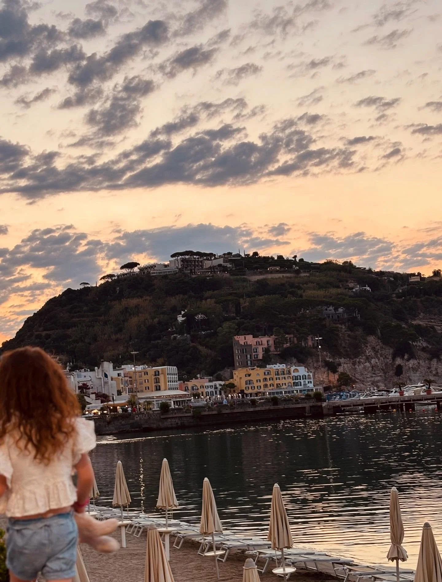 Summer &lsquo;25. I wonder will she remember any of it? I hope so. Loved the quaintness of Ischia and savoured a few slow days in Lacco Ameno before Puglia. Time dances in Ostuni. A week feels more a day and this time was very hot | nearly broke me b