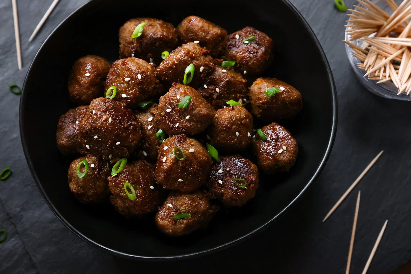 Bison vital/ancestral blend Honey Garlic Meatballs
