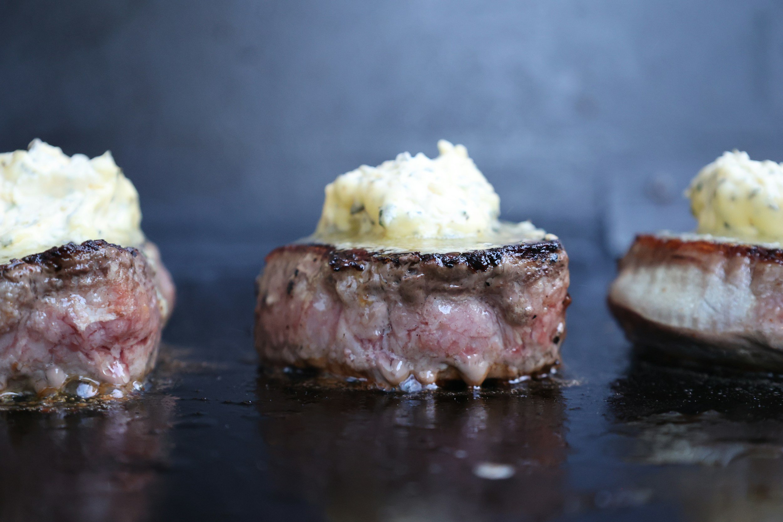 Cowboy Butter for Bison Steaks