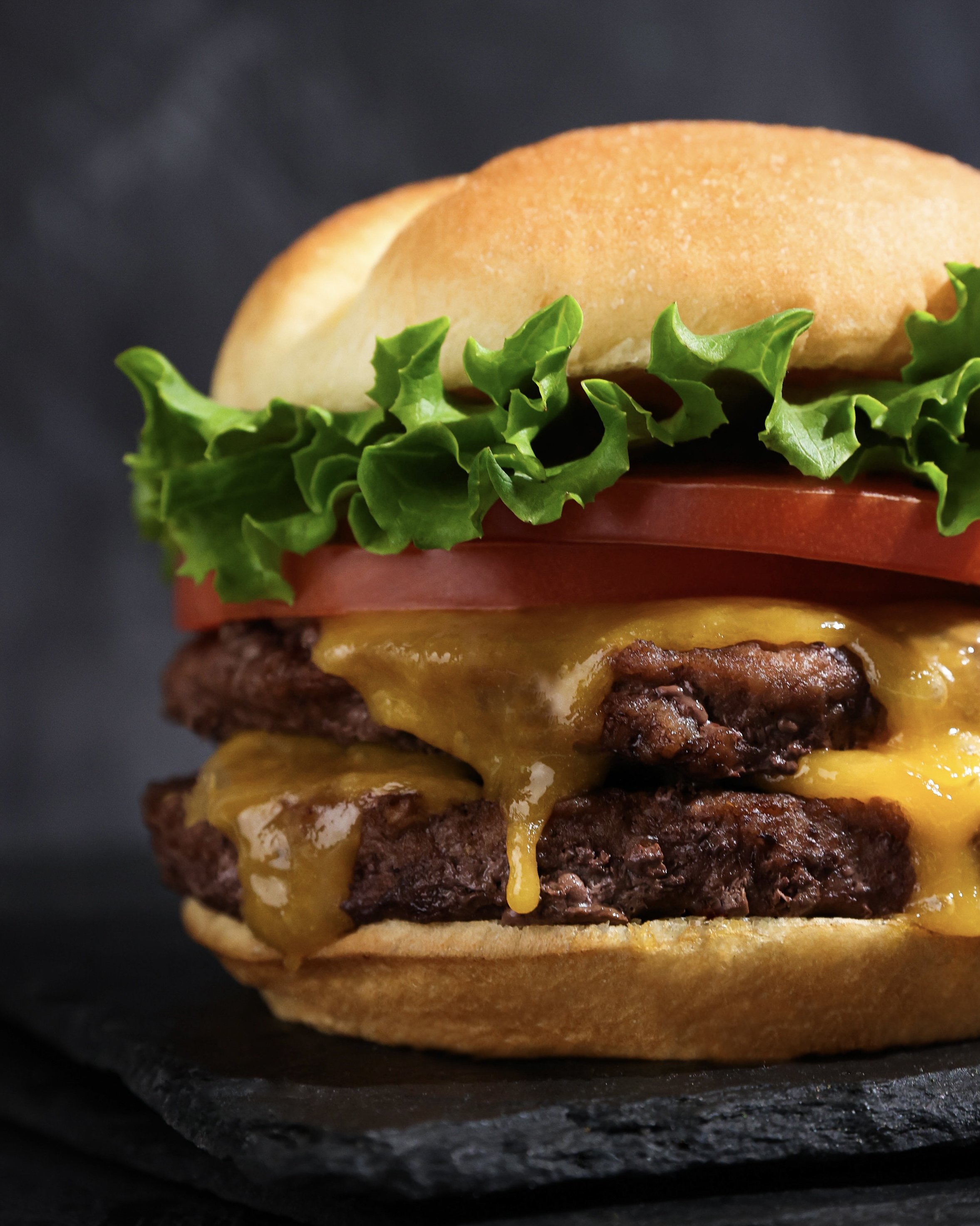 Bison Cheeseburger