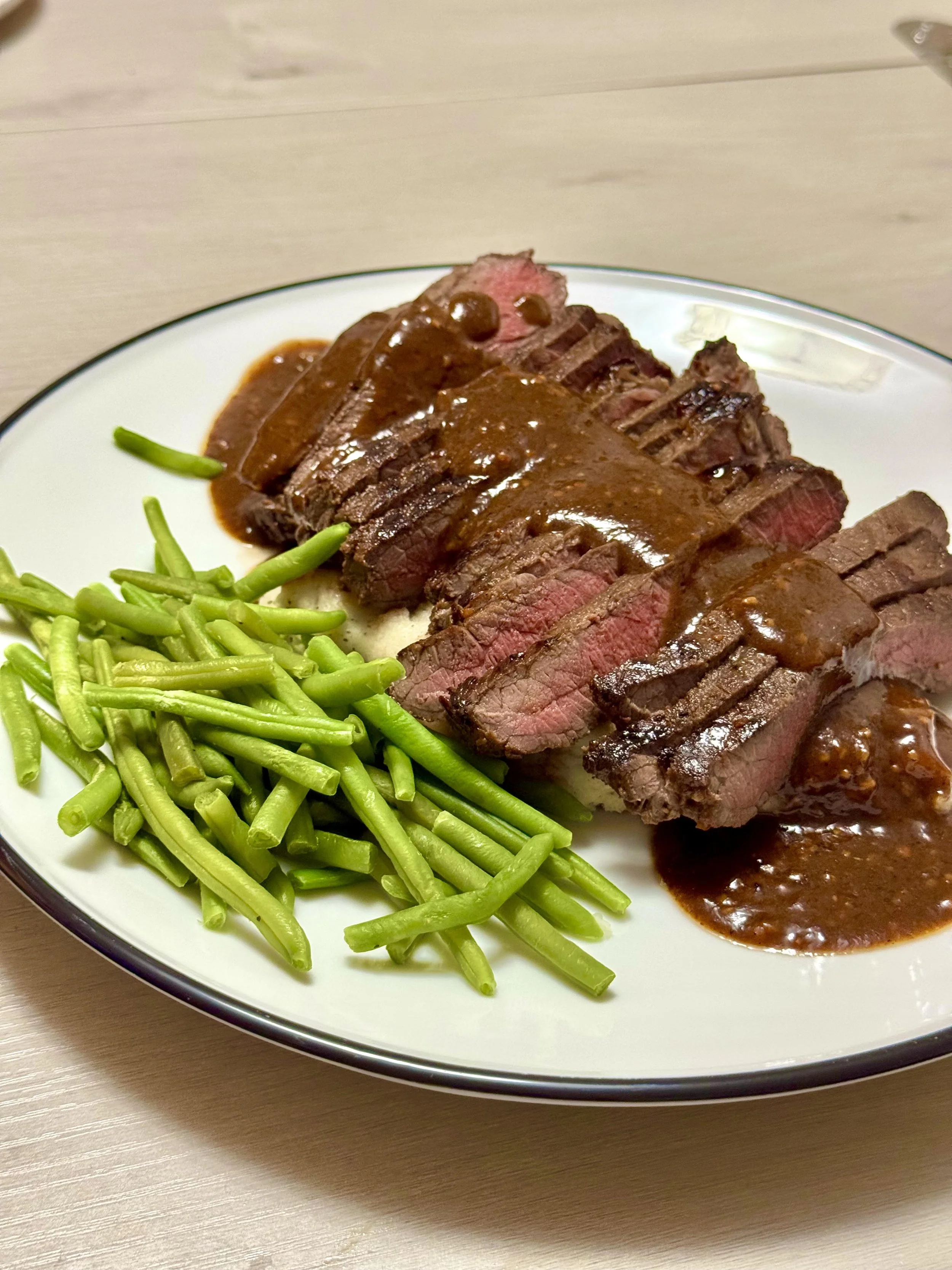 Marinated Top Round Steak