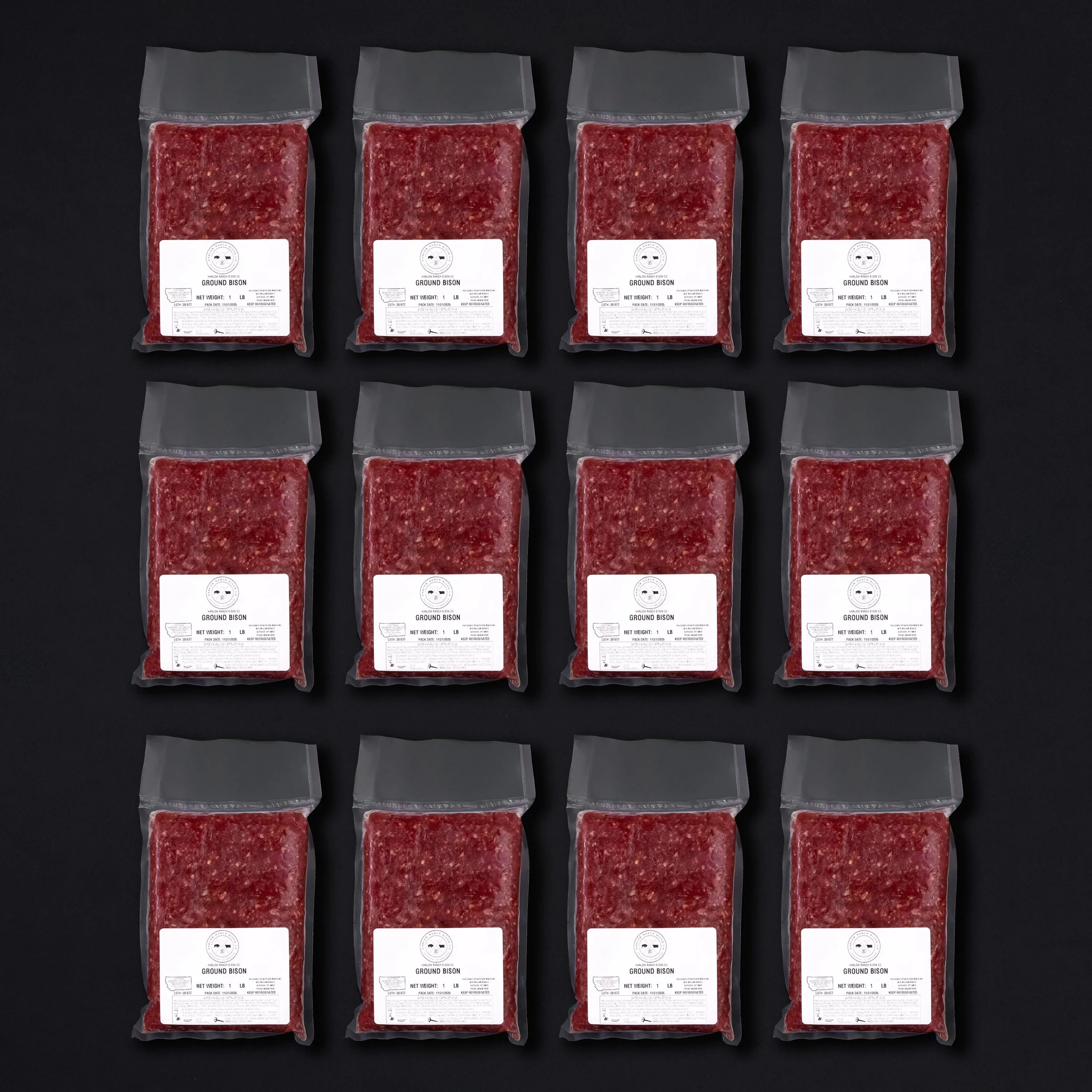 Ground Bison Box – 12 lbs