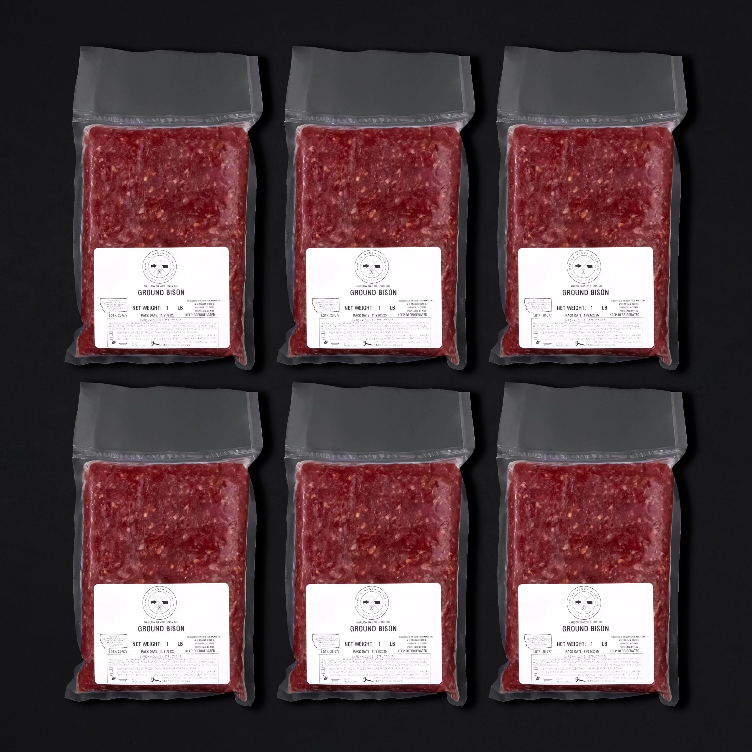 Ground Bison Box – 6 lbs