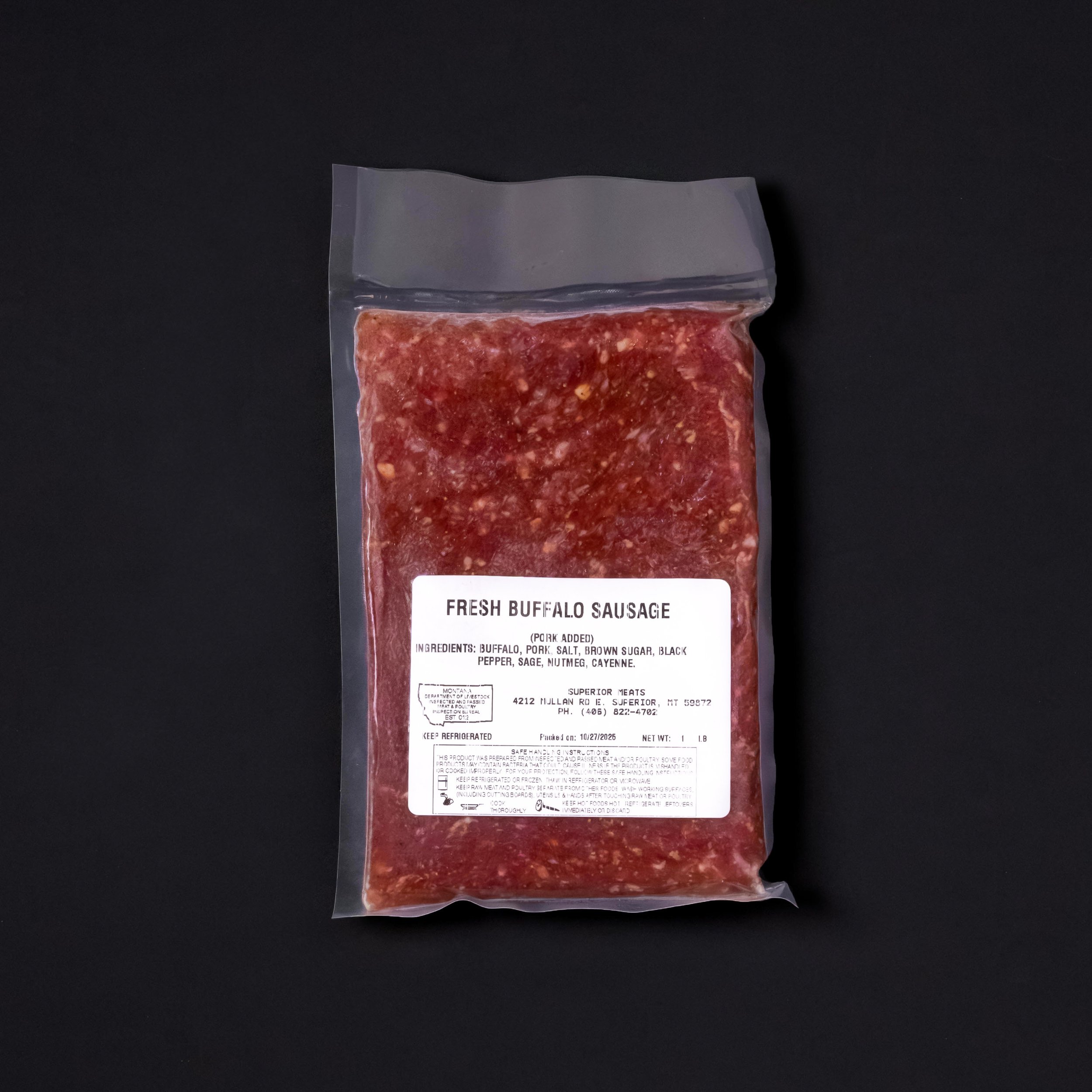 Bison Breakfast Sausage