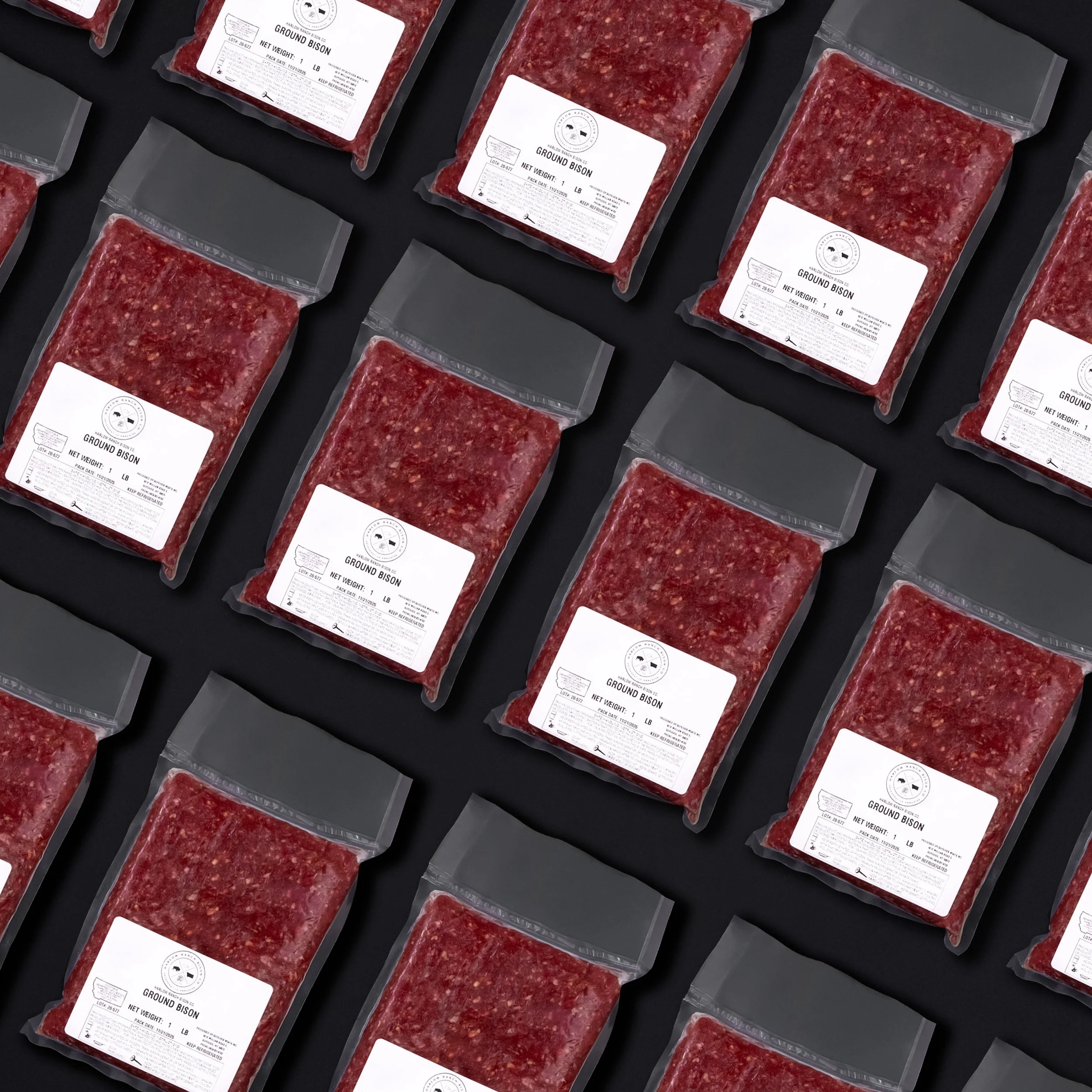 Bulk Burger - Ground Bison Box – 20 lbs