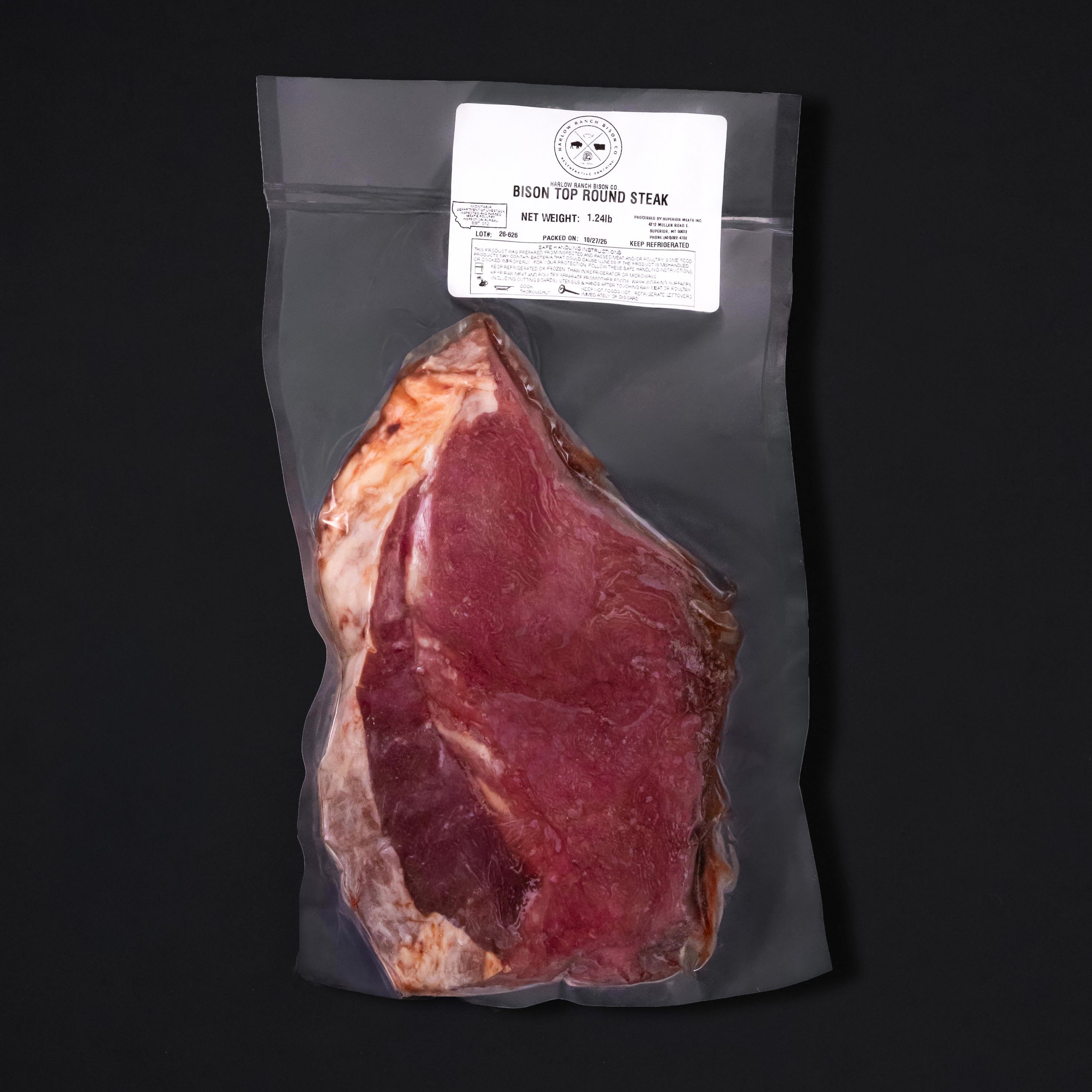 Bison Top Round Steak