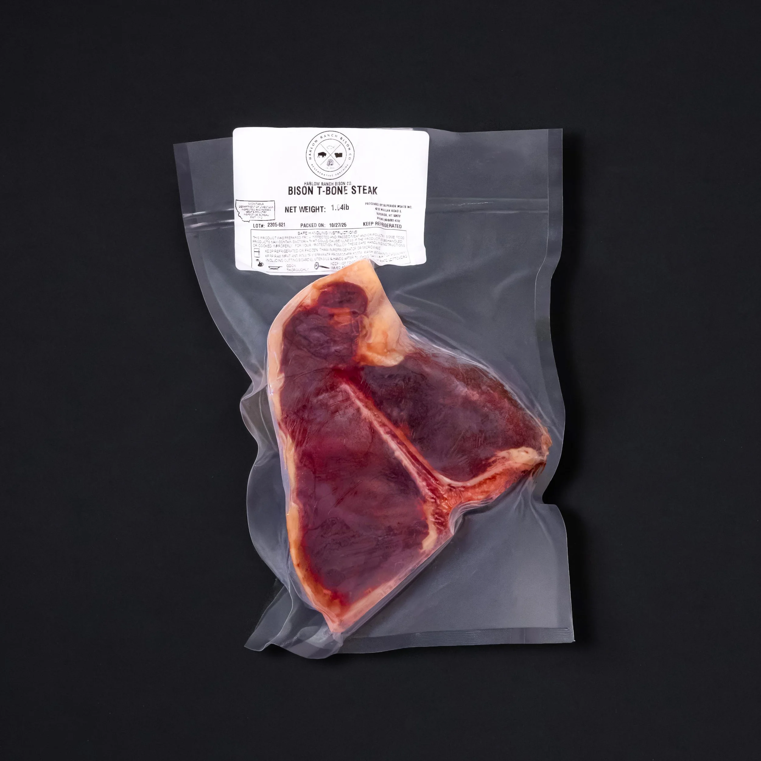 Bison Tbone / Porterhouse Steak