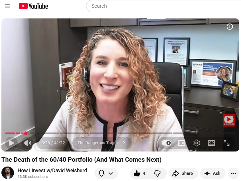 How I Invest Podcast: Chaya Slain - The Death of the 60/40 Portfolio (And What Comes Next) 