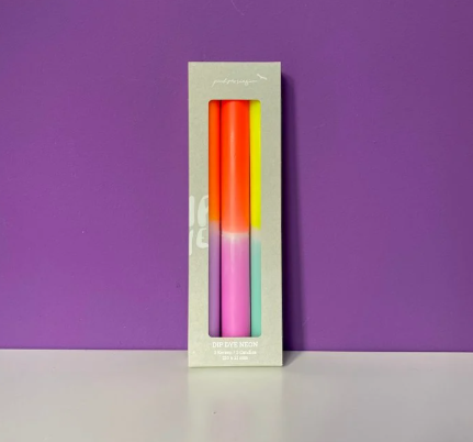 Neon Candles  - Pastel tulips