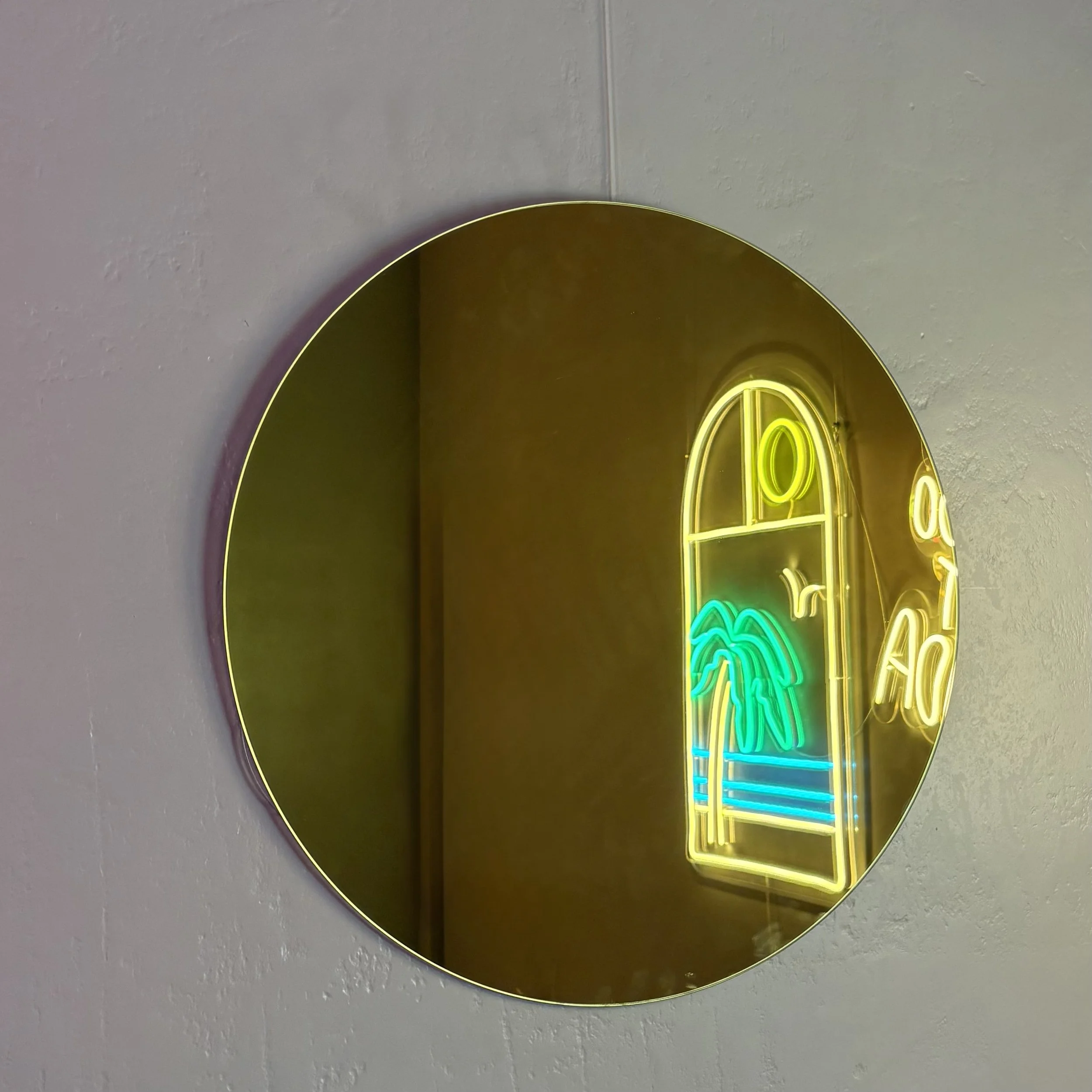 ESPEJO DORADO PEQUEÑO