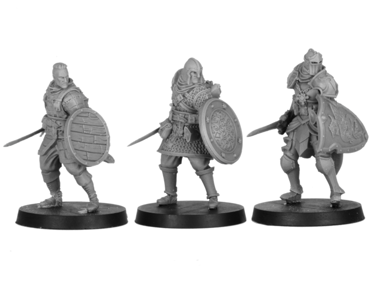 Dungeons and dragons miniatures produced in high quality resin by ng castings