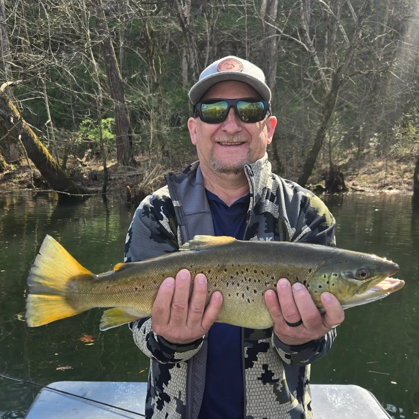It was a big fish weekend with Mike and Luke Ponder with @indiancreekshooting! These boys can kill big turkeys and catch big fish! Mike's fish is up for the big fish of the year so far! There's plenty of highwater action if you want to get in on it! 
