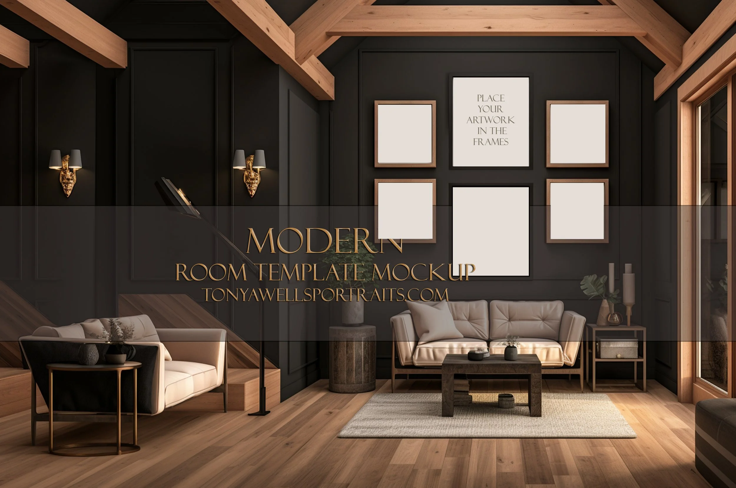 Modern Room Template Design — TONYA WELLS PORTRAITS, image size:2500x1659
