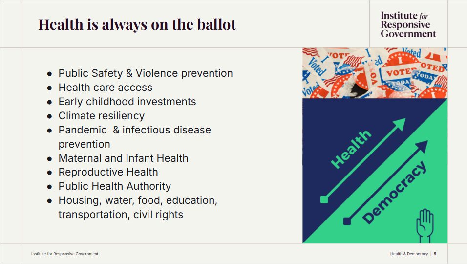 Exploring the Intersection of Democracy and Health