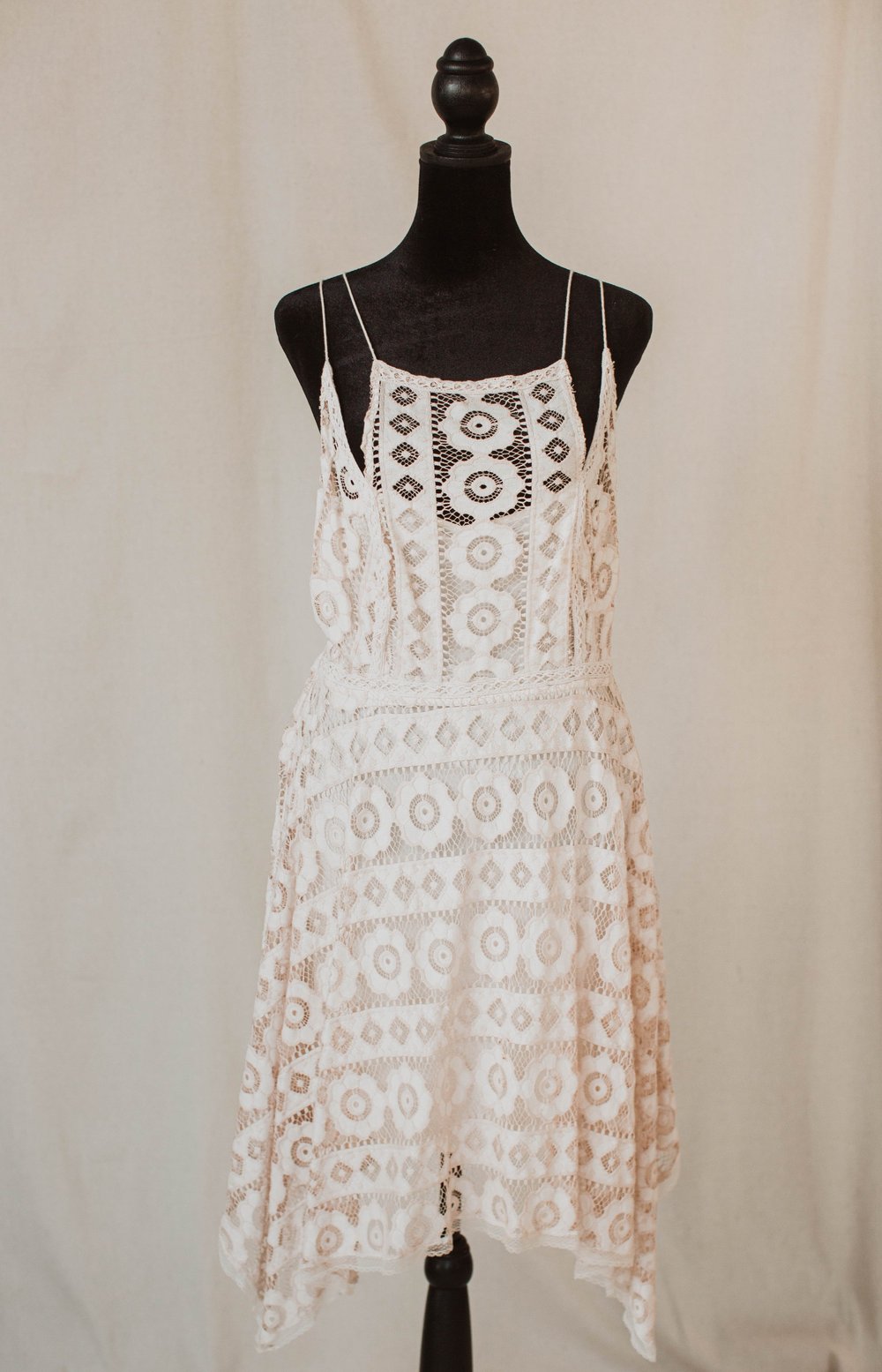Free People Ecru Lace Dress (10)  Millie Vintagemillie-vintage
