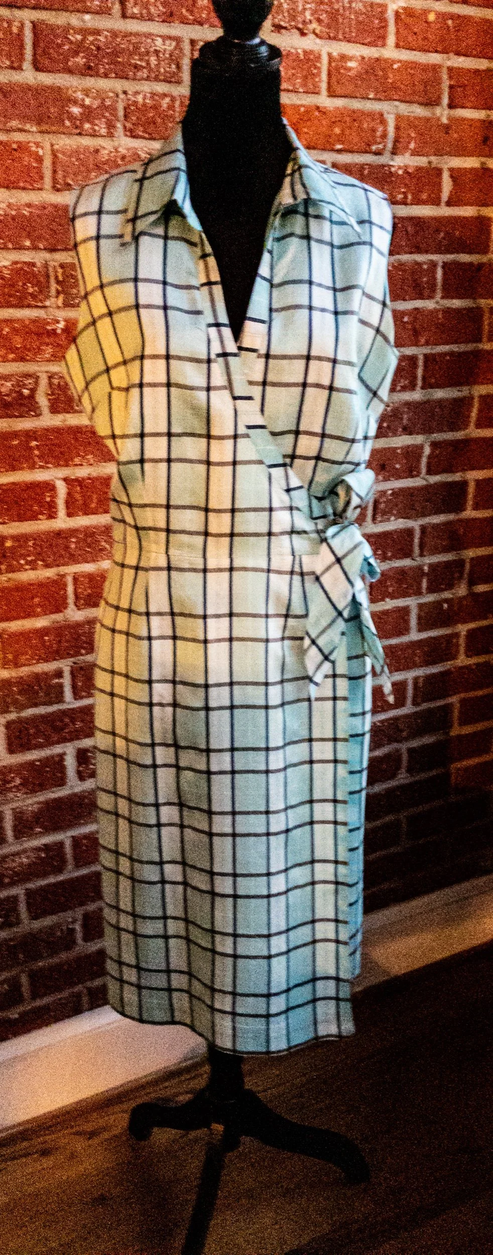Vintage 90s Plaid Silk Dress (14)  Millie Vintagemillie-vintage