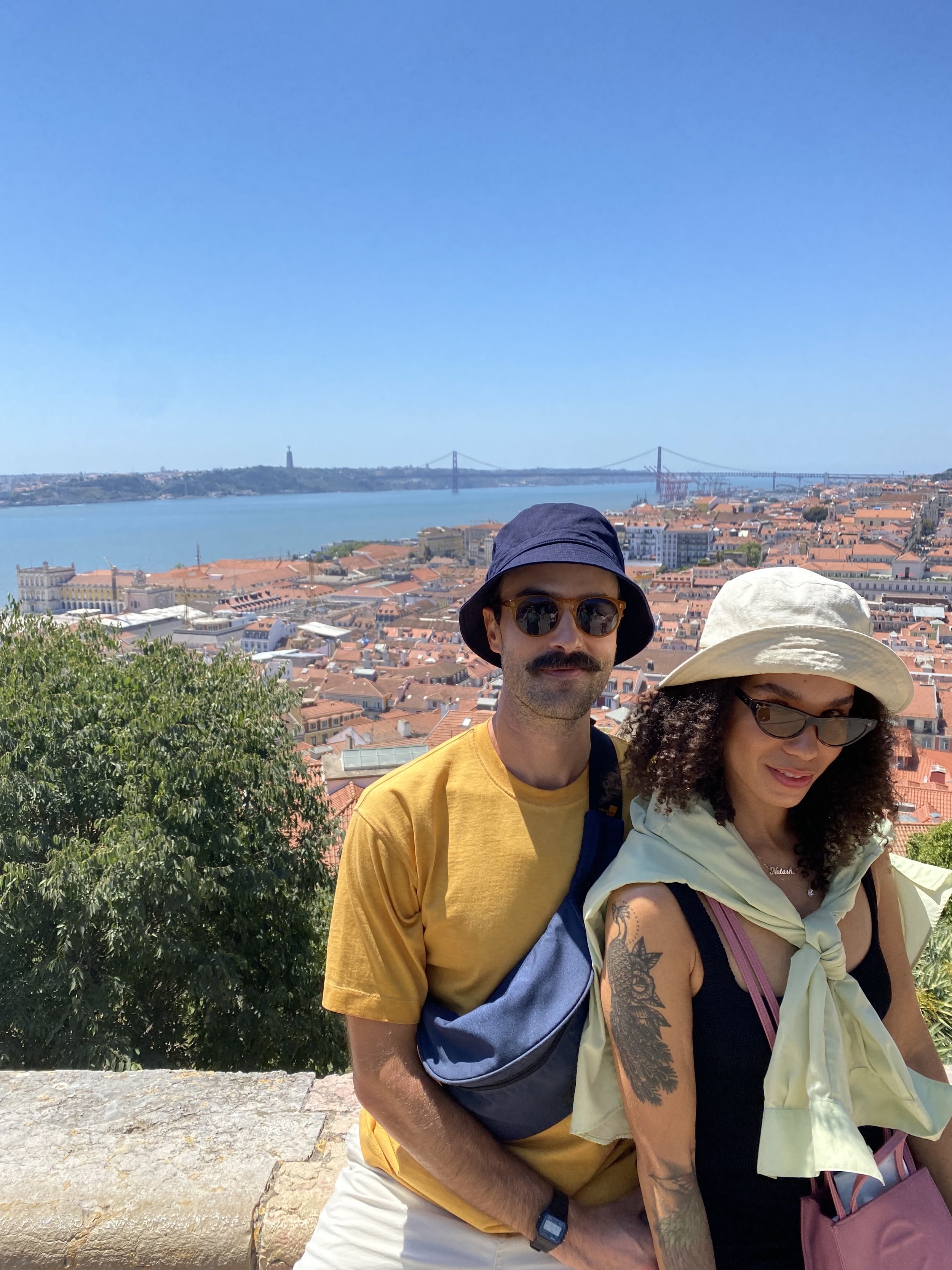 dustin and natasha in lisbon, portugal