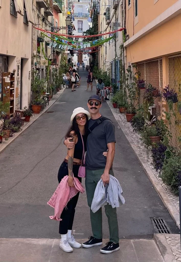 dustin and natasha in lisbon, portugal