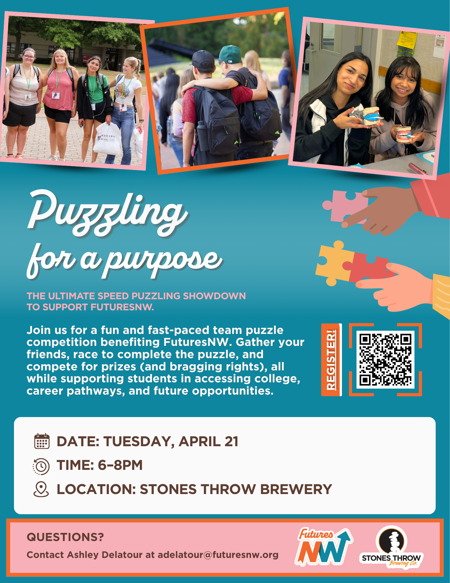 Puzzling For a Purpose: FuturesNW Speed Puzzling Competition!