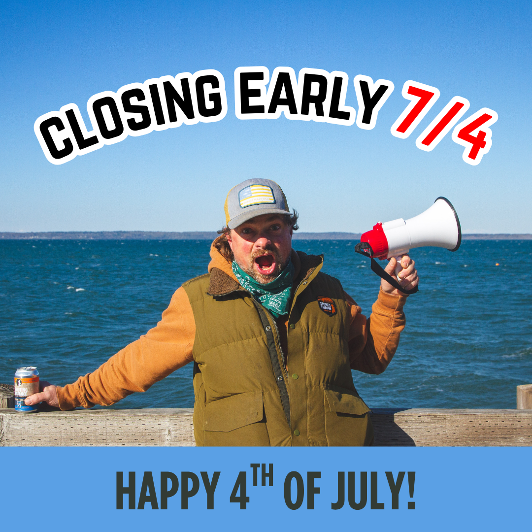 Closing early for July 4th!