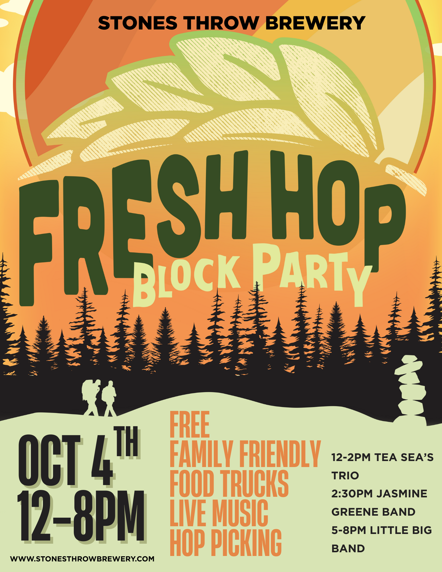 Fresh Hop Block Party — Stones Throw Brewery