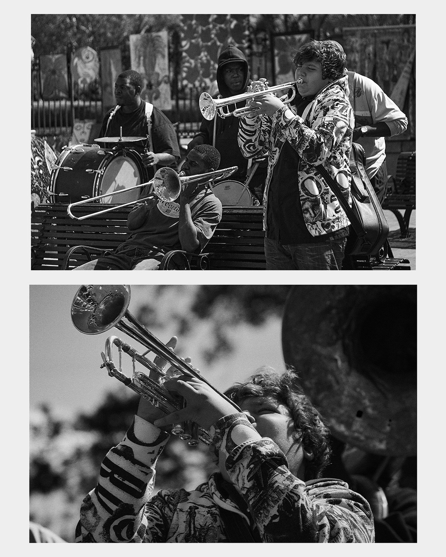 Street performers in New Orleans 🎶🎵 2009

#neworleans #musicians #streetperformers #streetphotography #jazz