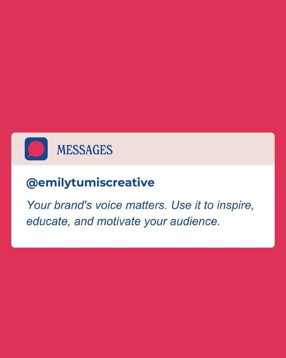 In a world where everyone is fighting for attention, your brand's voice is what sets you apart. It's what makes your audience stop scrolling, listen up, and take action. 💥

But, it's not just about being loud. It's about being clear, concise, and au