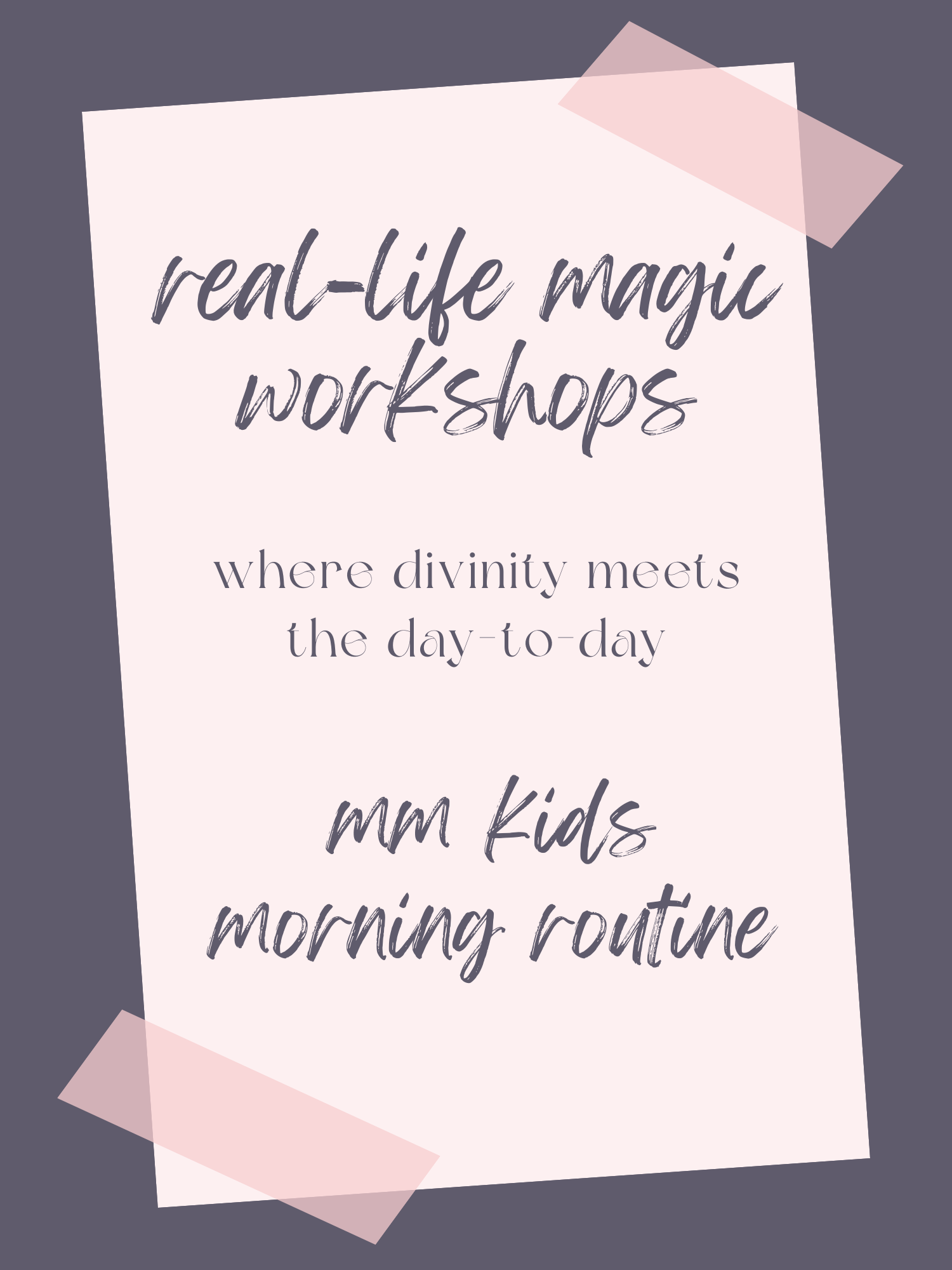 MM Kids Morning Routine
