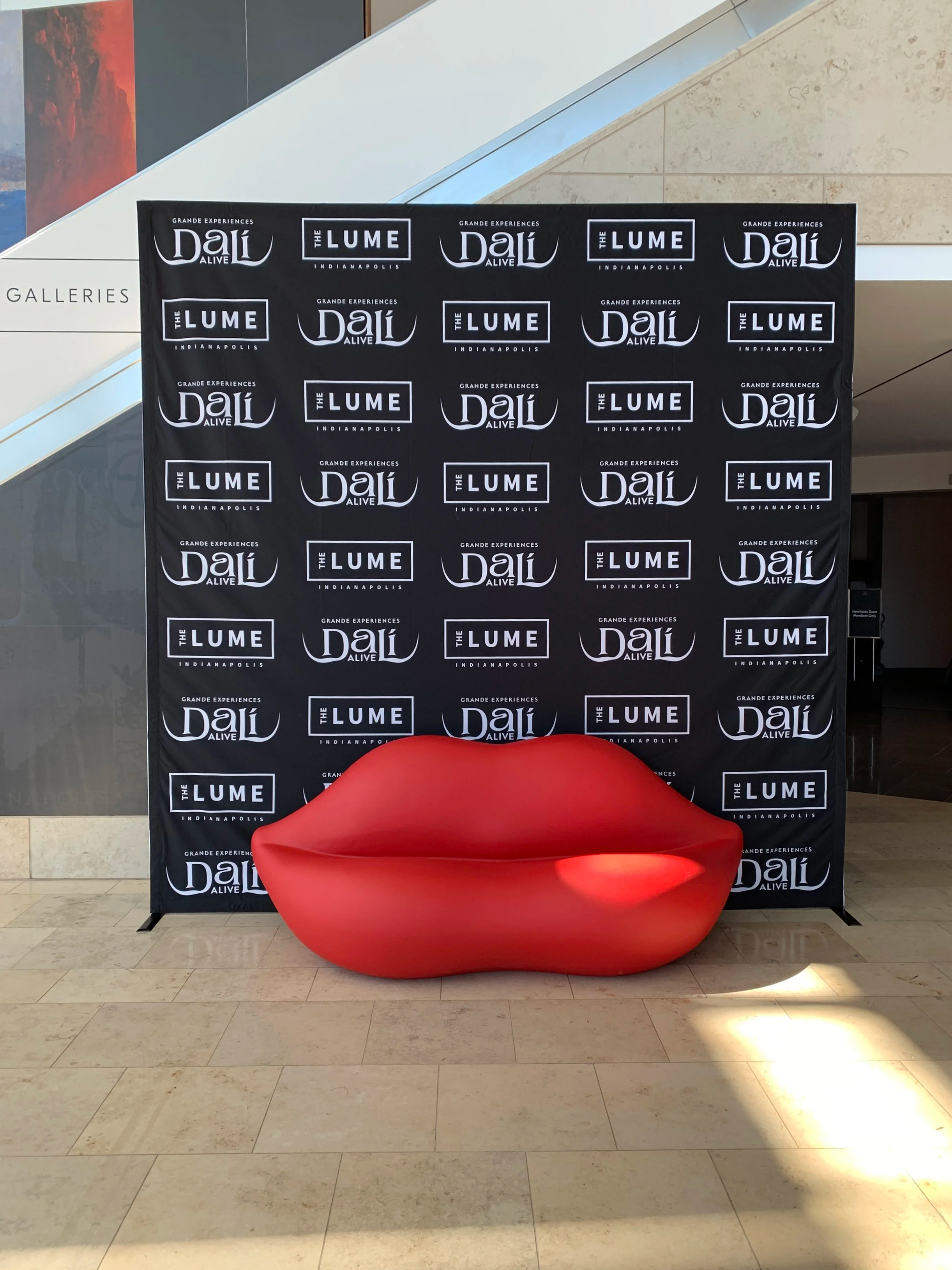 LUME Indianapolis step and repeat 