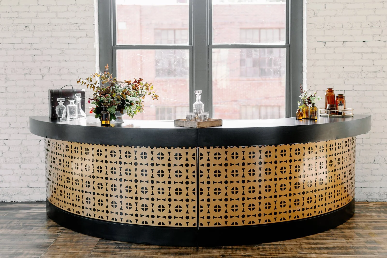 Wedding reception bar