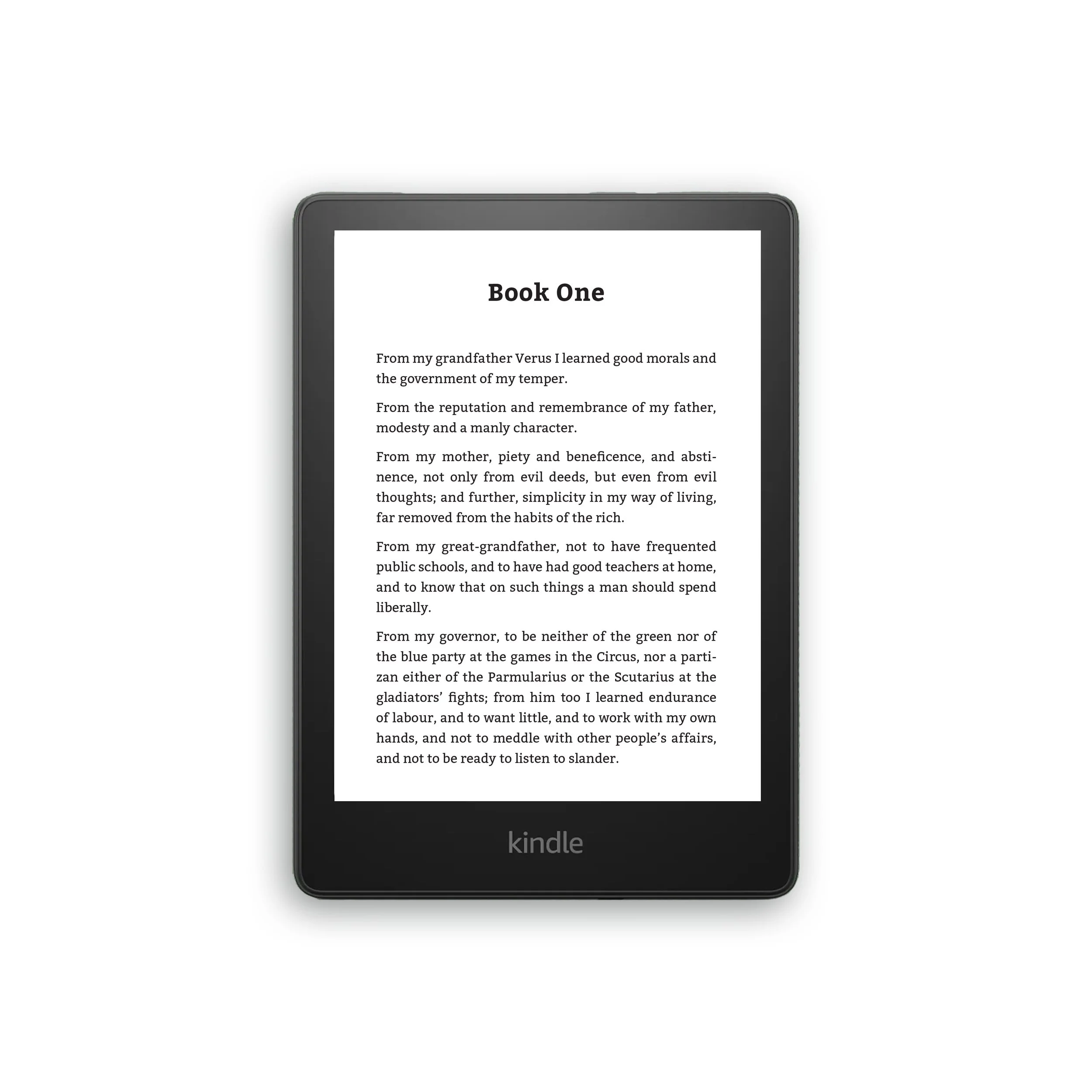 Basic text formatting for ebooK