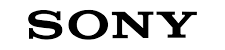 Sony logo in black text on a white background.
