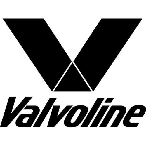 Valvoline logo with stylized black V and company name underneath