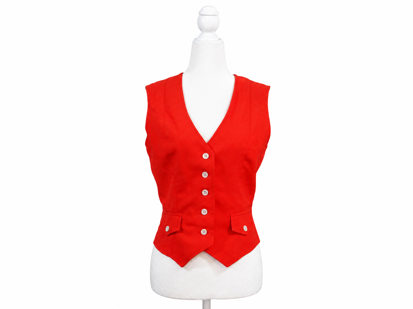 Classic Red Vintage Vest