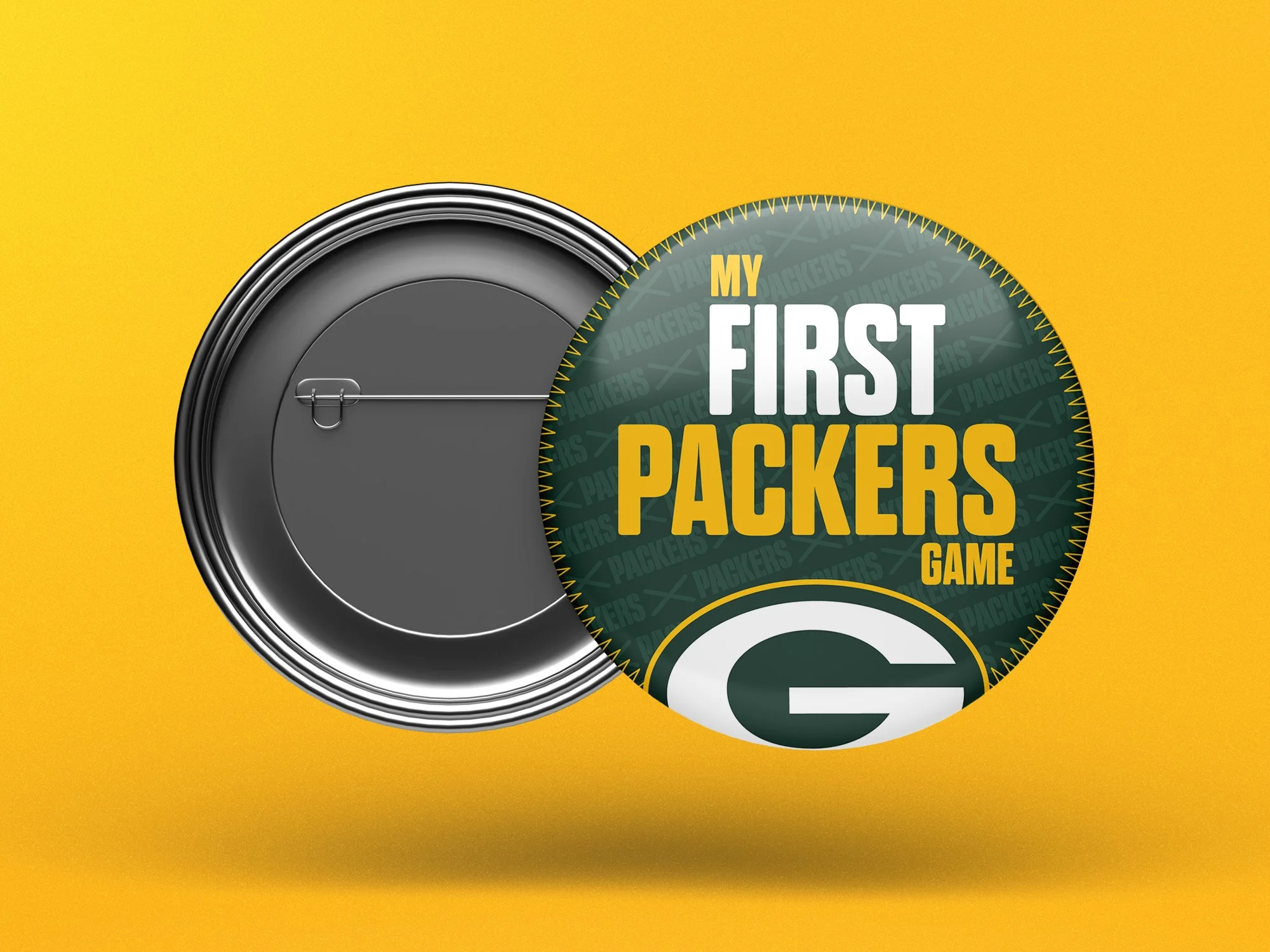 My First Packers Game Button